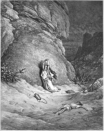 Hagar and Ishmael in the Wilderness