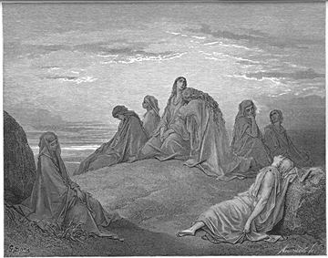 Israelite Women Mourn with Jephthah's Daughter
