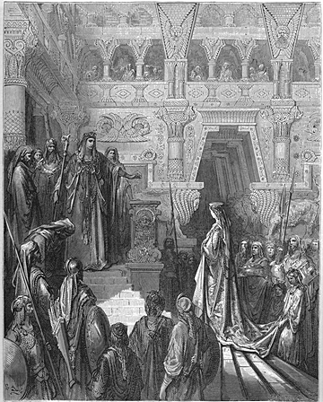Solomon Receives the Queen of Sheba