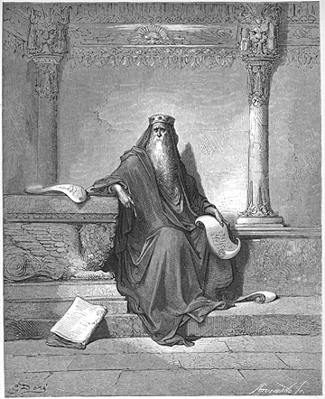 King Solomon in Old Age