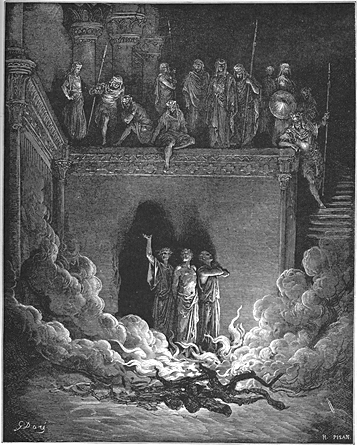 Shadrach, Meshach, and Abednego in the Furnace