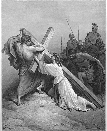 Jesus Falls Beneath the Cross