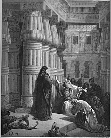 The Egyptians Ask Moses to Depart