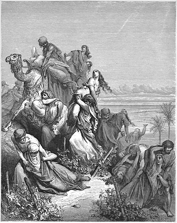 The Benjaminites Take the Virgins of Jabesh-gilead