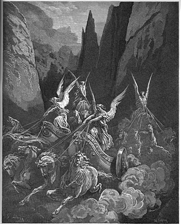 Zechariah's Vision of Four Chariots