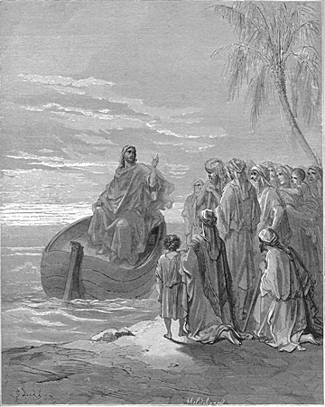 Jesus Preaches at the Sea of Galilee