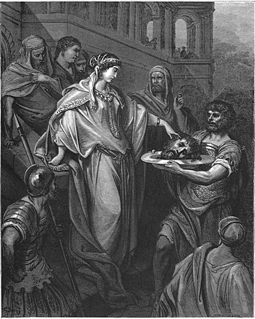 Herod's Daughter Receives the Head of John the Baptist