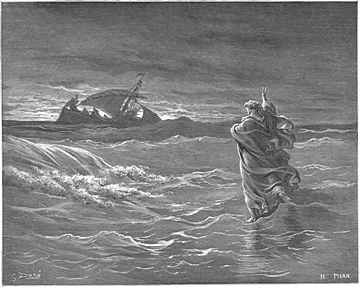 Jesus Walks on the Sea