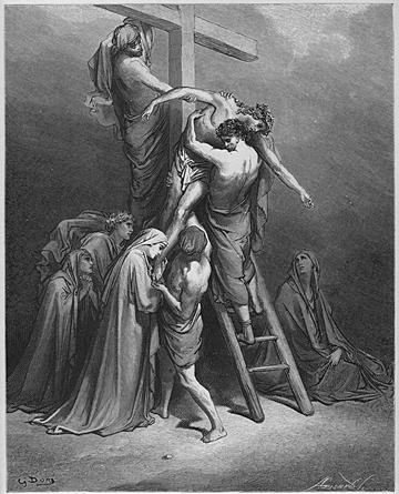 Jesus' Body is Removed from the Cross